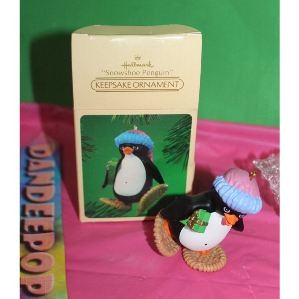 Hallmark Keepsake Snowshoe Penguin 1984 QX4634 Christmas Holiday Ornament